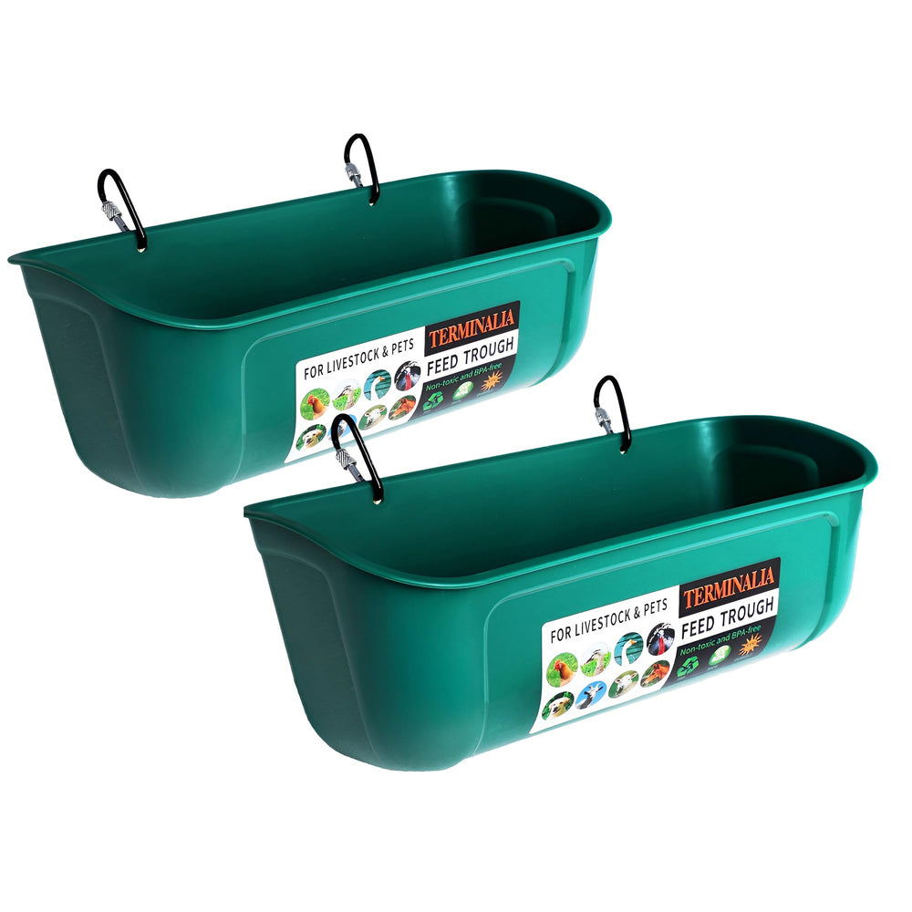Terminalia front view hanging feeder showing stable design and easy access benefit