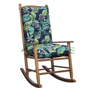 TESICA front view of navy green seat and back cushions showing neat fit and style