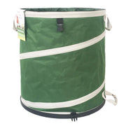 Tespher front view showing pop-up bag and stable base for quick cleanup