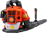 Thalorus blower front view showing powerful output and controls for efficient cleanup