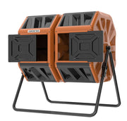 THE GROW'ING front view of orange tumbler showing capacity and quick access