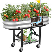 The Home Cult front view showing elevated planter and tidy plants benefit mobility
