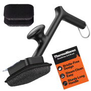 ThermoMaven front view of brush showing long handle and head for safe cleaning