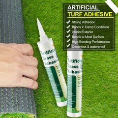 Threlaco green adhesive droplets close-up showing texture and low-visibility benefit