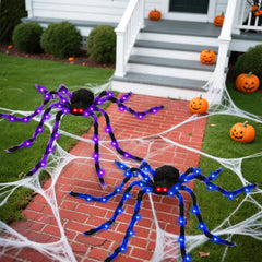 Thuodo spider red eye closeup highlighting glowing eyes benefits focal spooky effect