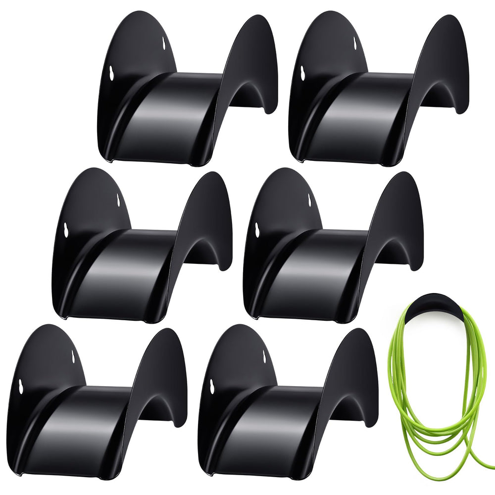 Thyle front-facing holder showing neat hose storage and space-saving benefit