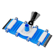 TidyMister vacuum head front view showing wide 16-inch sweep for faster cleaning