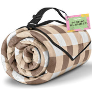 TigeJoy blanket front flat showing full 80x100 area and pattern, ideal for group comfort