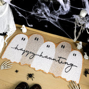 Tinideya front view ghost doormat showing welcome design and curb appeal