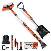 TIROL front view showing full 4-in-1 snow tool and benefits of complete winter kit
