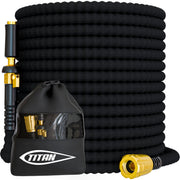 TITAN front packaging showing 100FT hose and features for easy identification