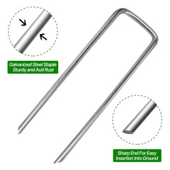 TiTifield sharp pointed staple tip detail for easy penetration and secure hold
