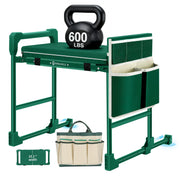 TITIUNCLE front view of kneeler seat showing padded seat and sturdy frame benefit comfort