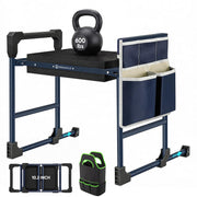 TITIUNCLE front view folded seat showing portability and durable frame benefit