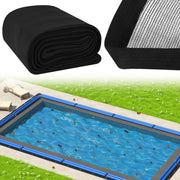 TIXANF front view of 20x40 ft rectangular pool net showing full coverage and overlap