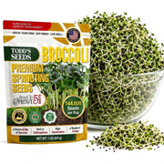 Todd's Seeds front packaging showing 1 lb resealable pouch and clear label benefit