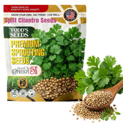 Todd's Seeds front packaging showing 1 lb bag and quick-germination benefit