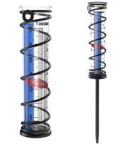 Toiclebor front view showing full rain gauge and clear readings, improves measurement accuracy