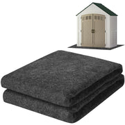 ToLanbbt front view showing full mat and size protecting shed floor