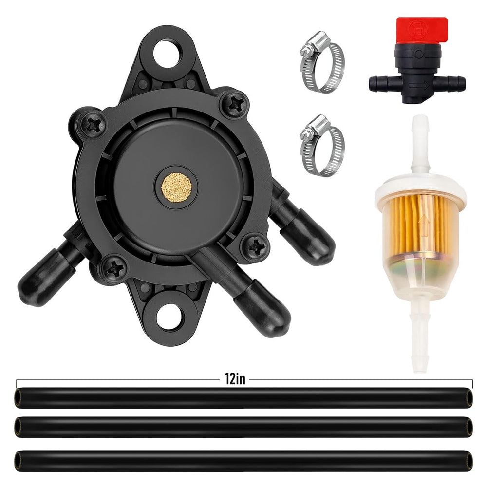 Toobop fuel pump front view showing compact design and easy fit