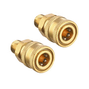Tool Daily front view coupler showing brass finish and threaded end for secure fit