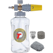 Tool Daily front view of foam cannon showing design and compatibility benefits