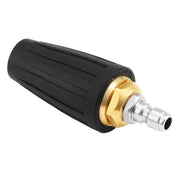 Tool Daily front view of turbo nozzle showing compact design and robust build