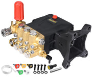 TOOLCY pump front view showing compact design and mounting flanges for easy replacement