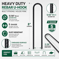 TopVeliform close-up of threaded steel shaft illustrating superior soil grip and pull-out resistance