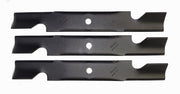 Toro front packaging showing three OEM blades and model fit benefits