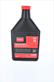 Toro LWNMR SAE30 front packaging showing 20-ounce bottle and part number