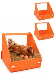 Touri front view of three nesting boxes showing neat packed setup and easy installation benefit