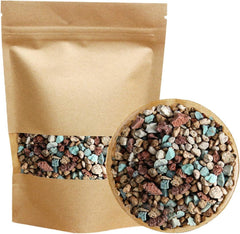 TOYPOPOR front packaging showing 2.2 lb volcanic grit mix benefit drainage