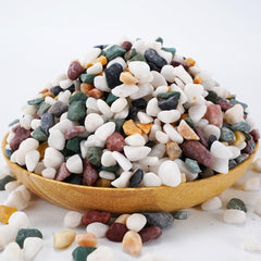 TOYPOPOR close-up of polished pebble texture highlighting smooth finish and visual appeal