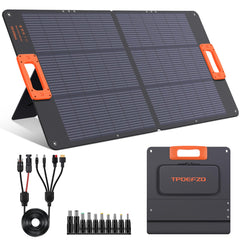 TPDEFZQ folded front view showing compact portability and easy carry