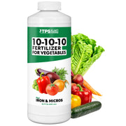 tps nutrients front label showing 10-10-10 balanced feed and clear usage benefit