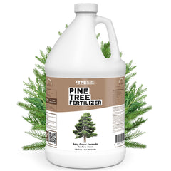 TPS NUTRIENTS front label of pine tree fertilizer showing product identity and benefits
