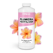 TPS NUTRIENTS front label shows product and benefits for plumeria