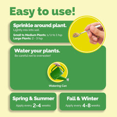 TPS NUTRIENTS spread around citrus tree drip line for root feeding