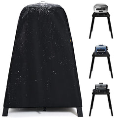 TRAVELIT cover front view on Ninja Woodfire stand showing full protection