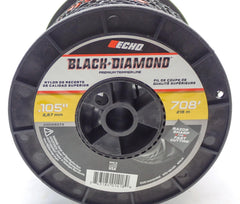 Traverse Creek Echo spool front view showing full 3 lb capacity and easy storage benefit