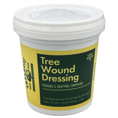 Treekote front label on 16oz tub showing product identity and convenience