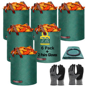 Trendara front packaging showing 72 gallon bags and gloves for efficient cleanup