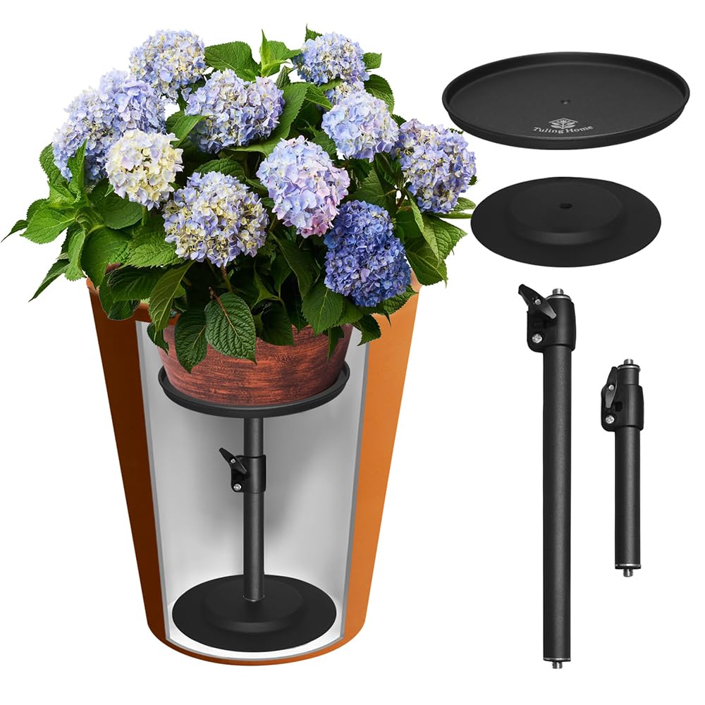 Tuling home insert installed in decorative pot showing stable support