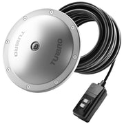 TURBRO front view stainless de-icer showing durable exterior and benefit of robust protection