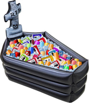TURNMEON front view tombstone cooler showing large beverage capacity benefit