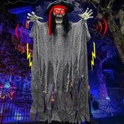 TURNMEON pirate ghost front view showing full 70-inch height and eerie pose benefit