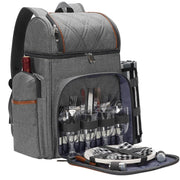 TwentyNext backpack front view showing zip pockets and carry handles for organized transport