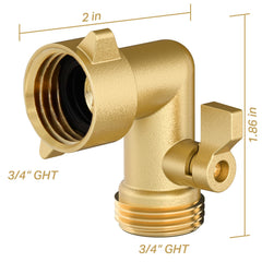 Twinkle Star detailed view of swivel threaded connector for easy leak-free alignment