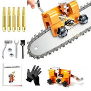 TYLUOHK front view of sharpener kit showing components and portability benefit